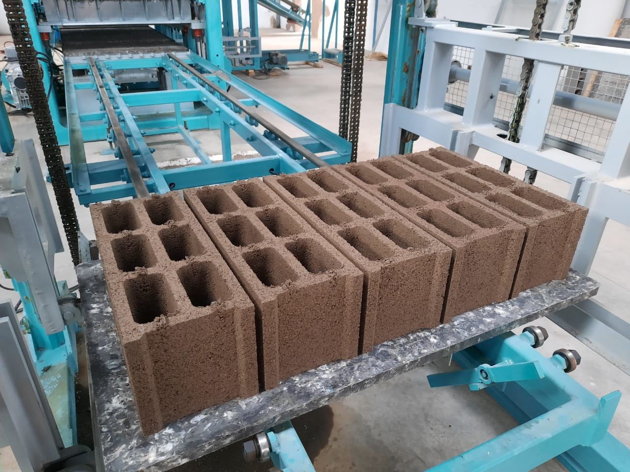 process of making concrete blocks